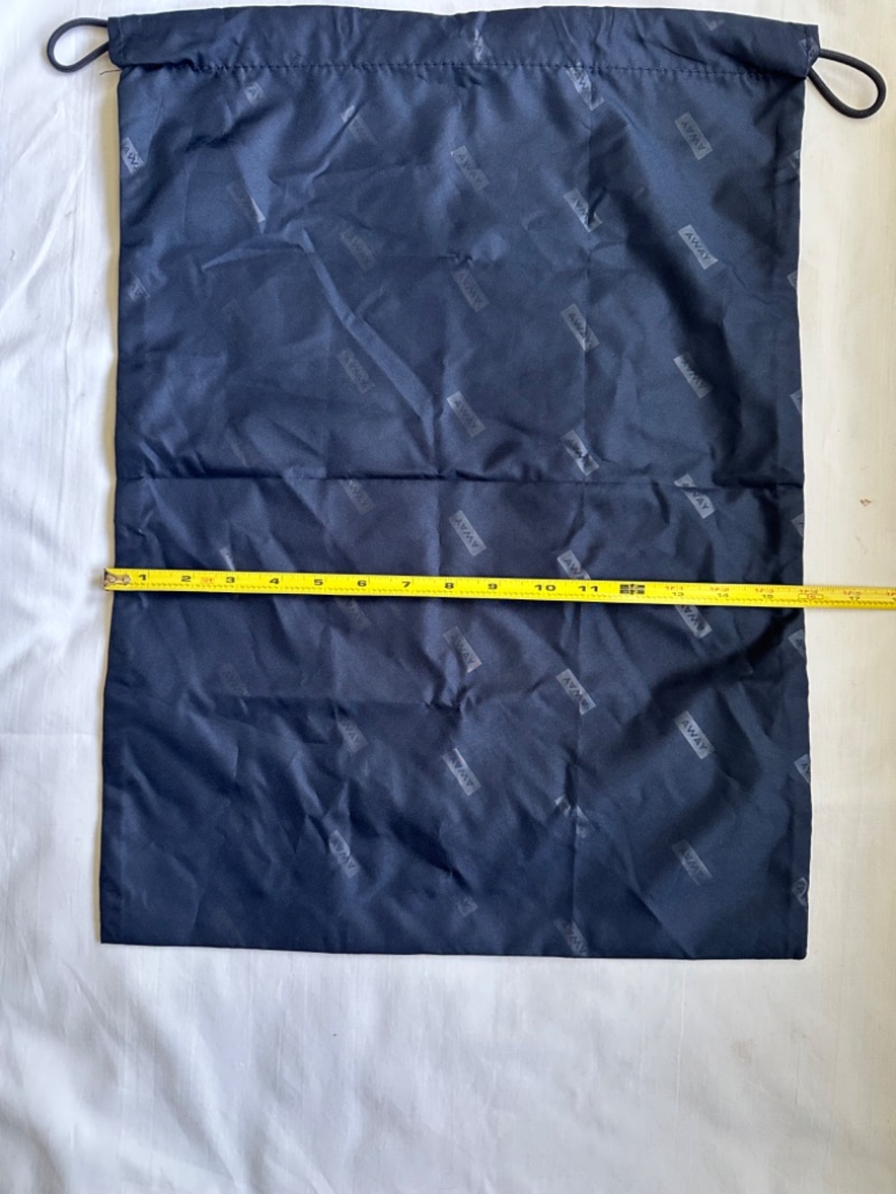 Away Multi-use Travel Nylon Drawstring Bag Navy Blue Shoe Bag, Wet Bag - Picture 3 of 7